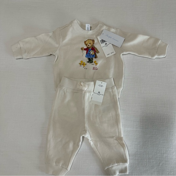 Ralph Lauren Other - NWT Ralph Lauren 6m baby sweater/pant set